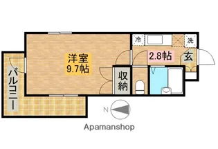 ジョイレジデンス【3階】の間取り
