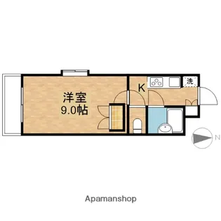クロシェットⅠ【307号室】の間取り