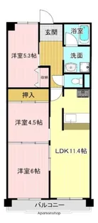 ユニライフ浜松Ⅱ【3階】の間取り