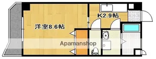 ティアラ西伊場【208号室】の間取り