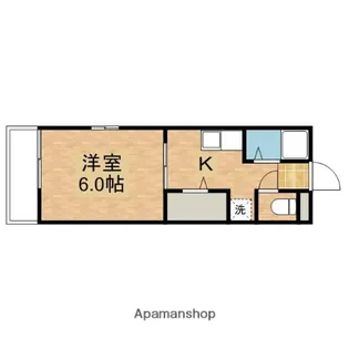 アミィエイト【2階】の間取り