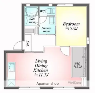 レイクステーシア【B101号室】の間取り