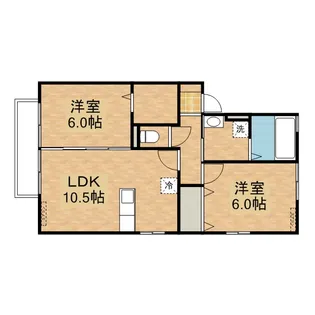 トータスB【2階】の間取り