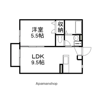 アーバンレックス【B201号室】の間取り