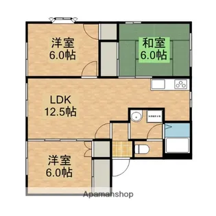 ラシーヌ広沢【2階】の間取り
