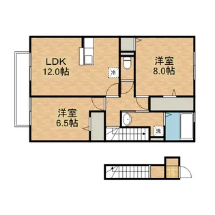 MARCHER FORME【2階】の間取り