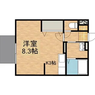 ミステル【1階】の間取り