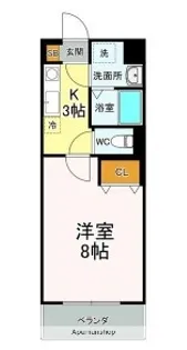 アーベント【1階】の間取り