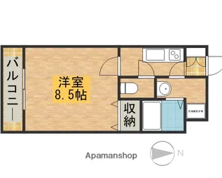 オーナメント【502号室】の間取り