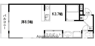 D・S・L蜆塚【1階】の間取り