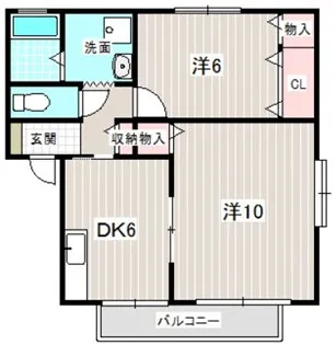 ヴィラ・隆光【2階】の間取り