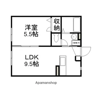 アーバンレックスC【1階】の間取り