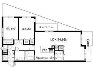 LIEBEN HEIM KAGA【1階】の間取り
