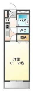 フェリスカーサ【2階】の間取り