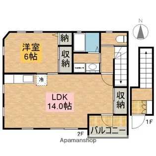 オーガスタA2【201号室】の間取り