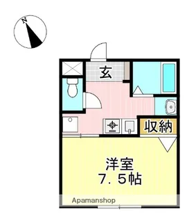 リバティーベル【1階】の間取り