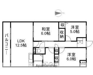 サニーヒルズ佐鳴台【204号室】の間取り
