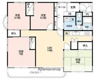 メゾン・ド・ルミエール【302号室】の間取り