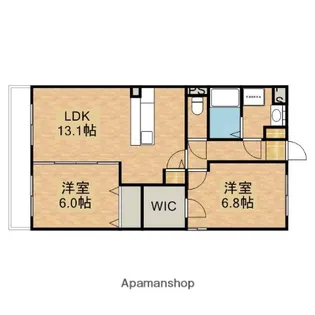 T.WOOD【2階】の間取り