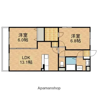 T.WOOD【1階】の間取り