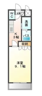ラティール【1階】の間取り