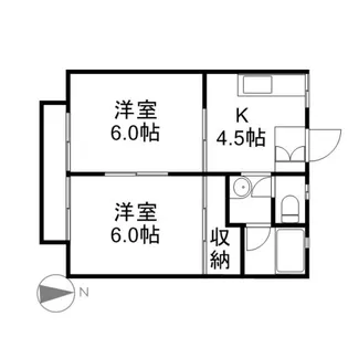 サンハイツ【101号室】の間取り