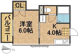 ラウム・ブリランテ【1階】の間取り