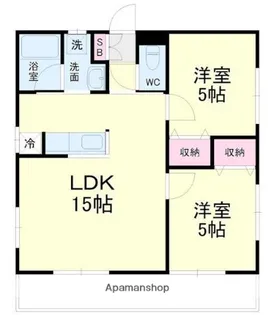 ライトマンション【1階】の間取り