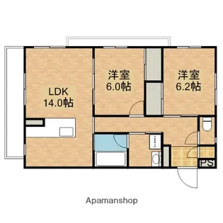 サニースポット【4階】の間取り