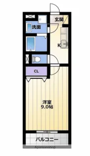 ベルフローラ神田【3階】の間取り