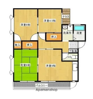 ニューラフォーレ佐鳴台【2階】の間取り