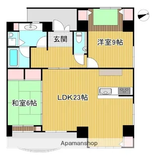 アップル第7マンション【10階】の間取り