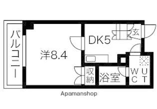 カーサ・ミラ北寺島【3階】の間取り