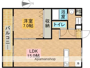 CIAO バンビーナ【2階】の間取り