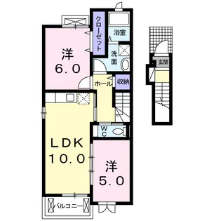 アルピエル【2階】の間取り