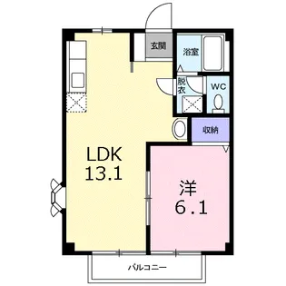 クレストB【2階】の間取り