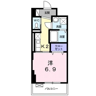 パークサイド K【4階】の間取り