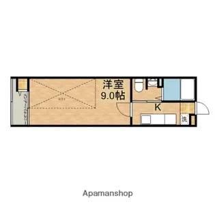 アトレ・ヴィ鷲津【2階】の間取り