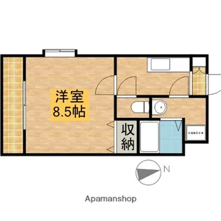 ブルー・シエルⅡ【2階】の間取り
