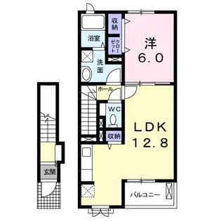 ベリスタ2【2階】の間取り