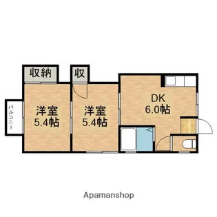 シャトレオーズ舞阪【2階】の間取り