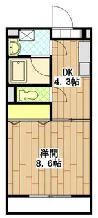 リヴェール【3階】の間取り