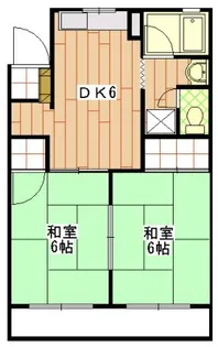 コーポことぶき【1階】の間取り