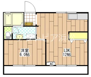 アビタ美吉I【202号室】の間取り