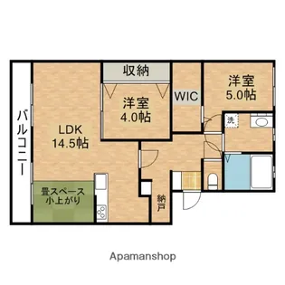 RE・ALLOT東若林【1階】の間取り
