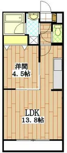 ラ・メゾンアンソレイユ【3階】の間取り