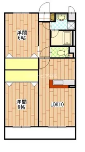 シーシェル馬舟【3階】の間取り