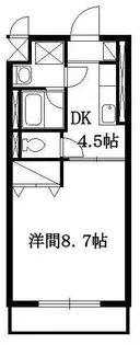 FIUME STUDIO【1階】の間取り