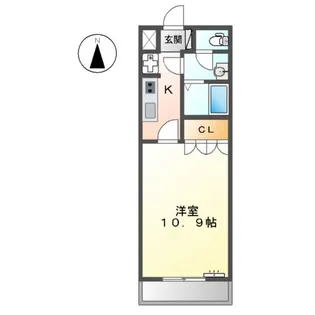 サーバタ【2階】の間取り