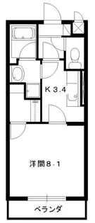 ARIES GARDEN【3階】の間取り